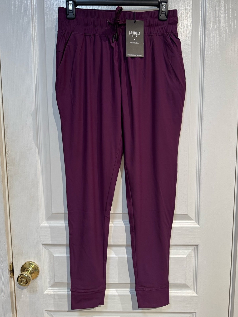 NWT Barbell Purple Active Jogger Pants